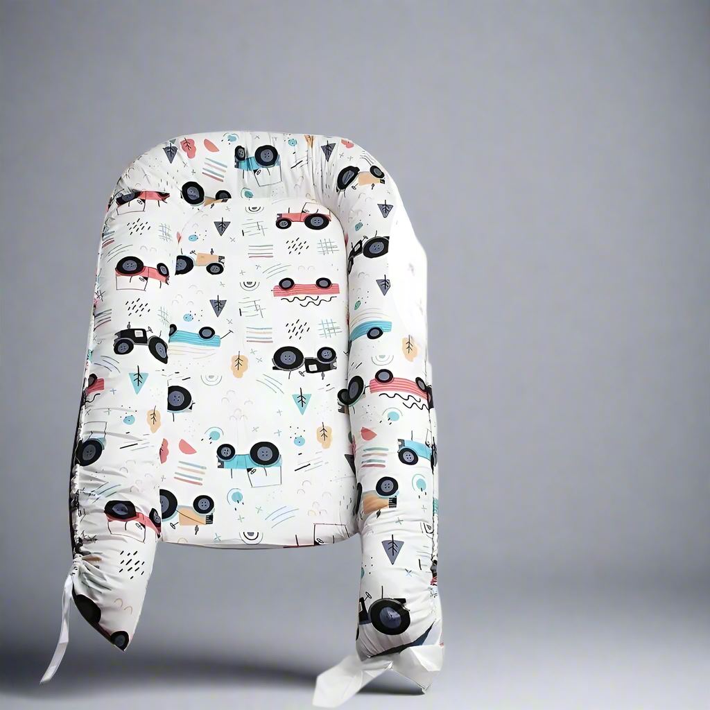 Berceau Bébé - LitPortableBébé™ - Voiture Bleue